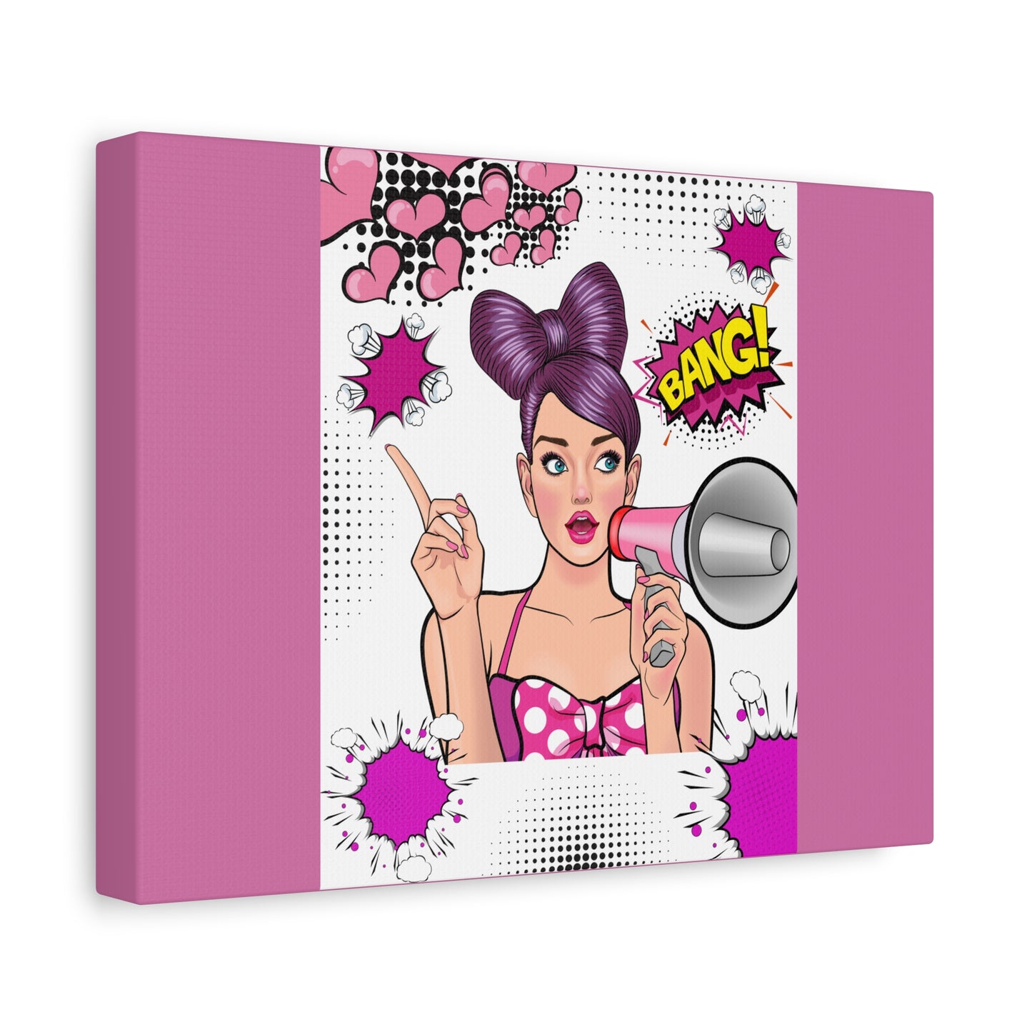 Pop Art Canvas Wall Art - Bold 'BANG!' Design
