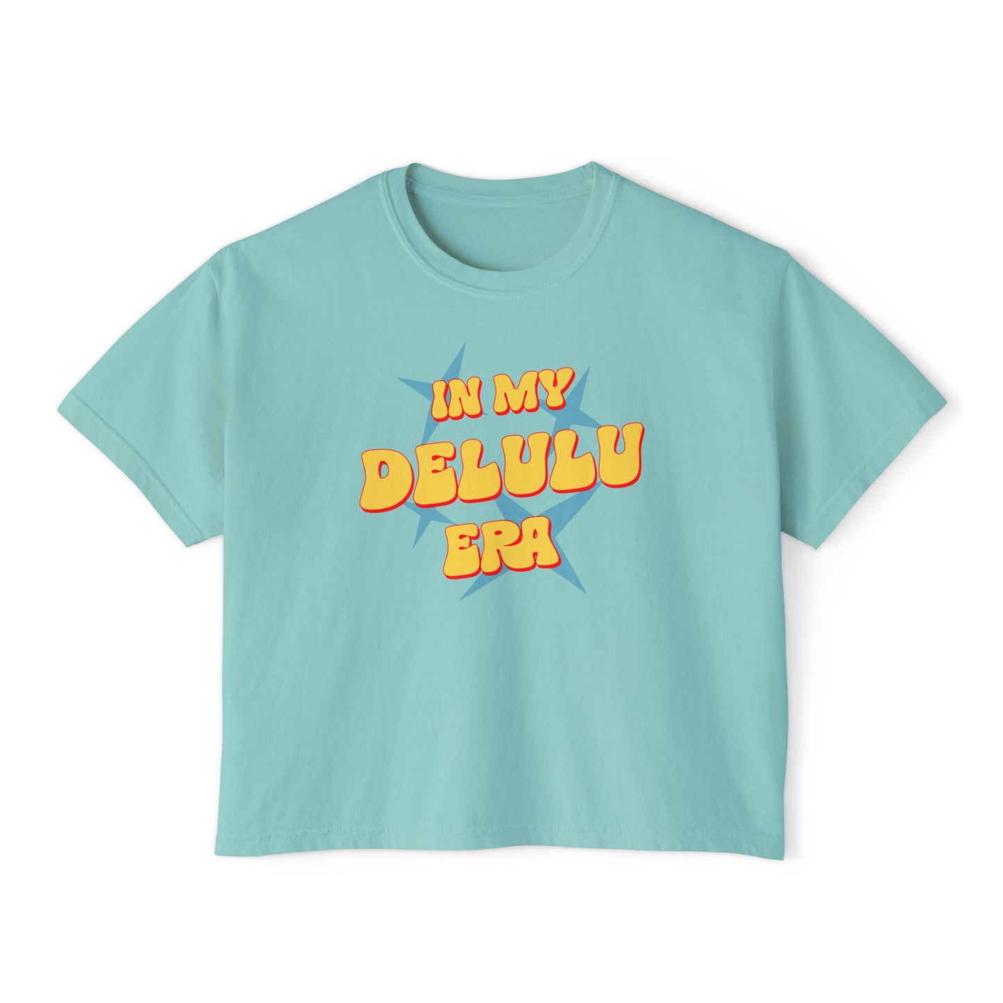 Boxy Tee - Quirky Women's In My Delulu Era Shirt