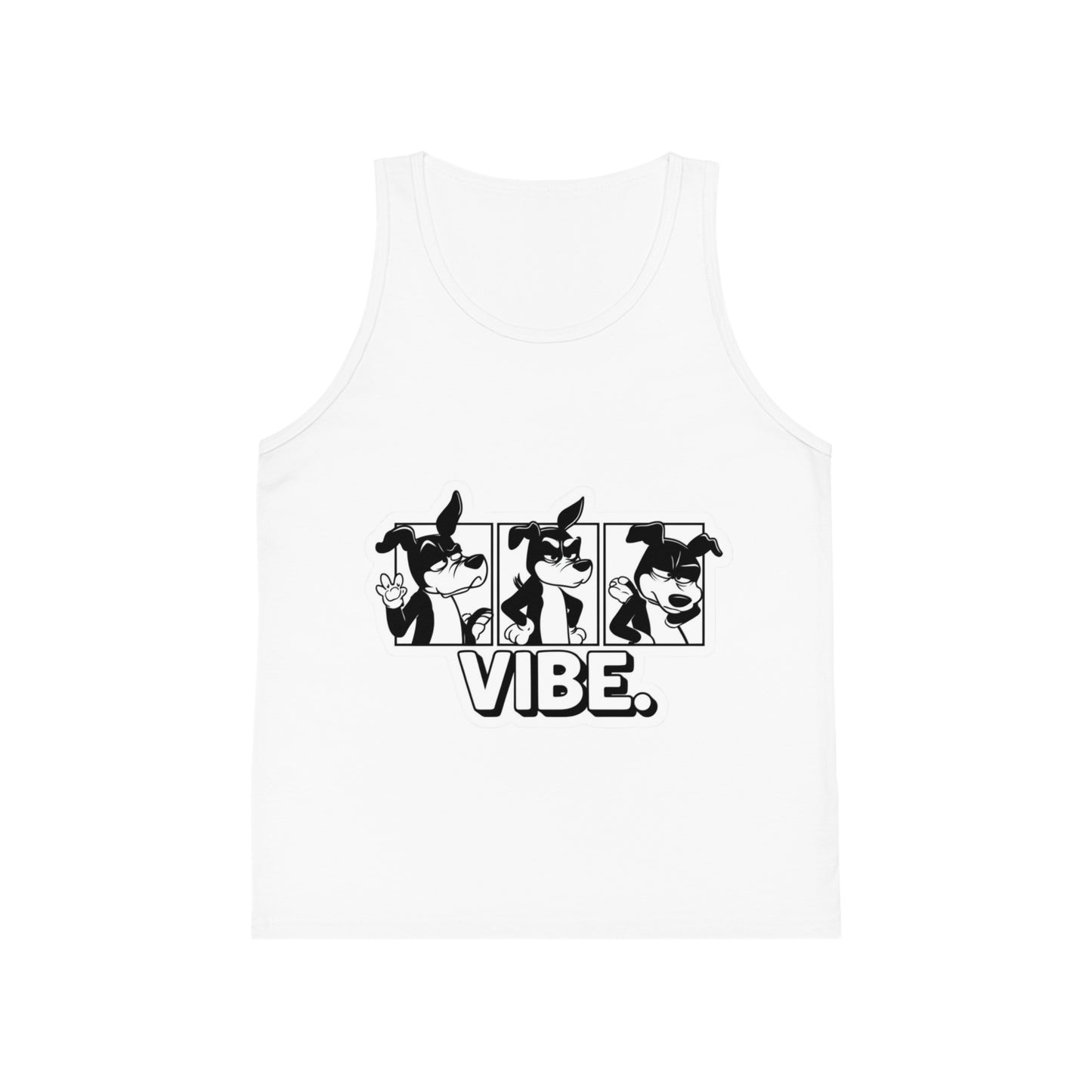 Kids' Jersey Tank Top - Fun Vibe Graphic for Summer Playtime