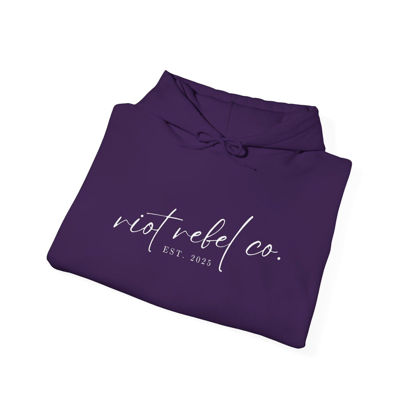 Hooded Sweatshirt Riot Rebel Brand Label Unisex Heavy Blend