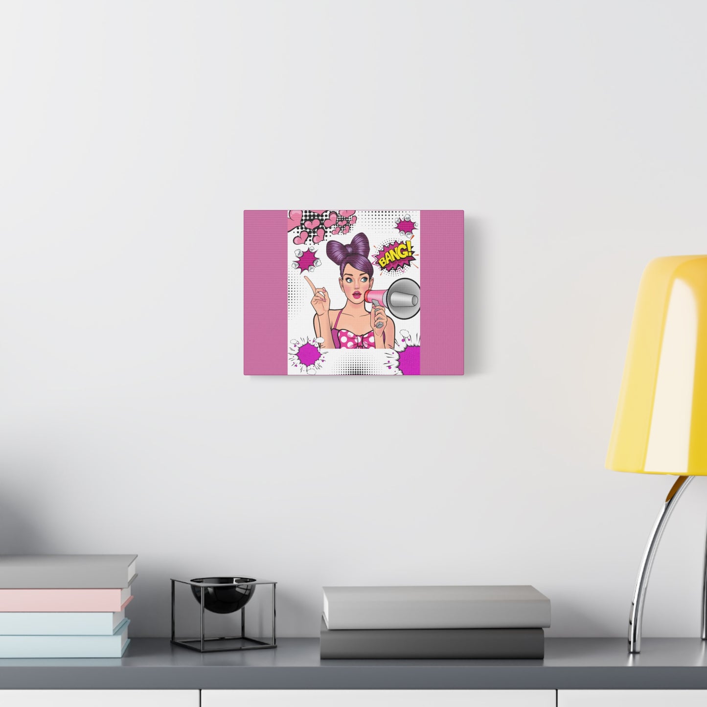 Pop Art Canvas Wall Art - Bold 'BANG!' Design