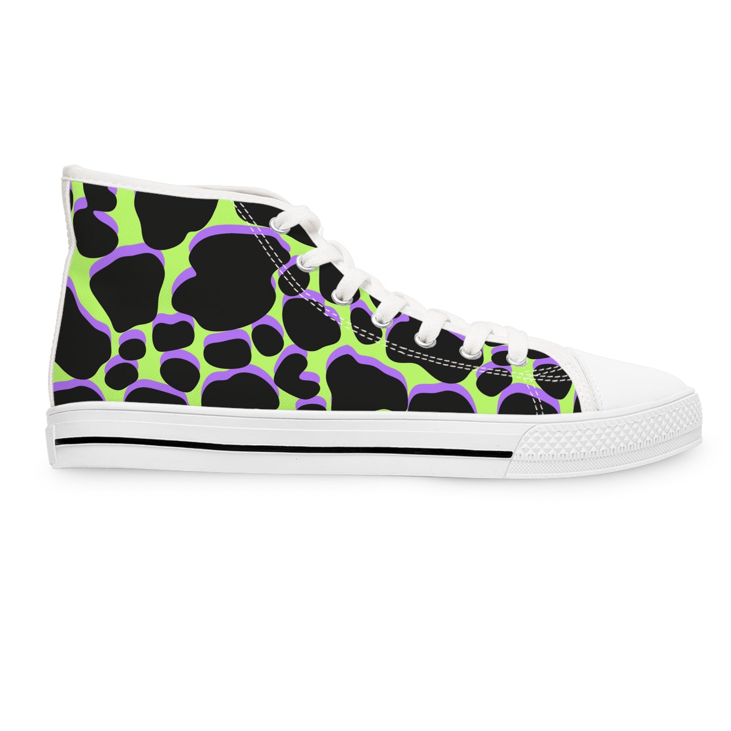 Colorful Cow Print Sneakers