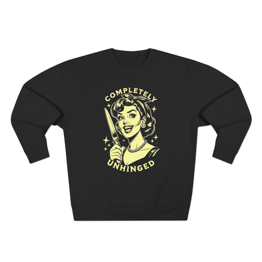 Completely Unhinged Unisex Crewneck Sweatshirt