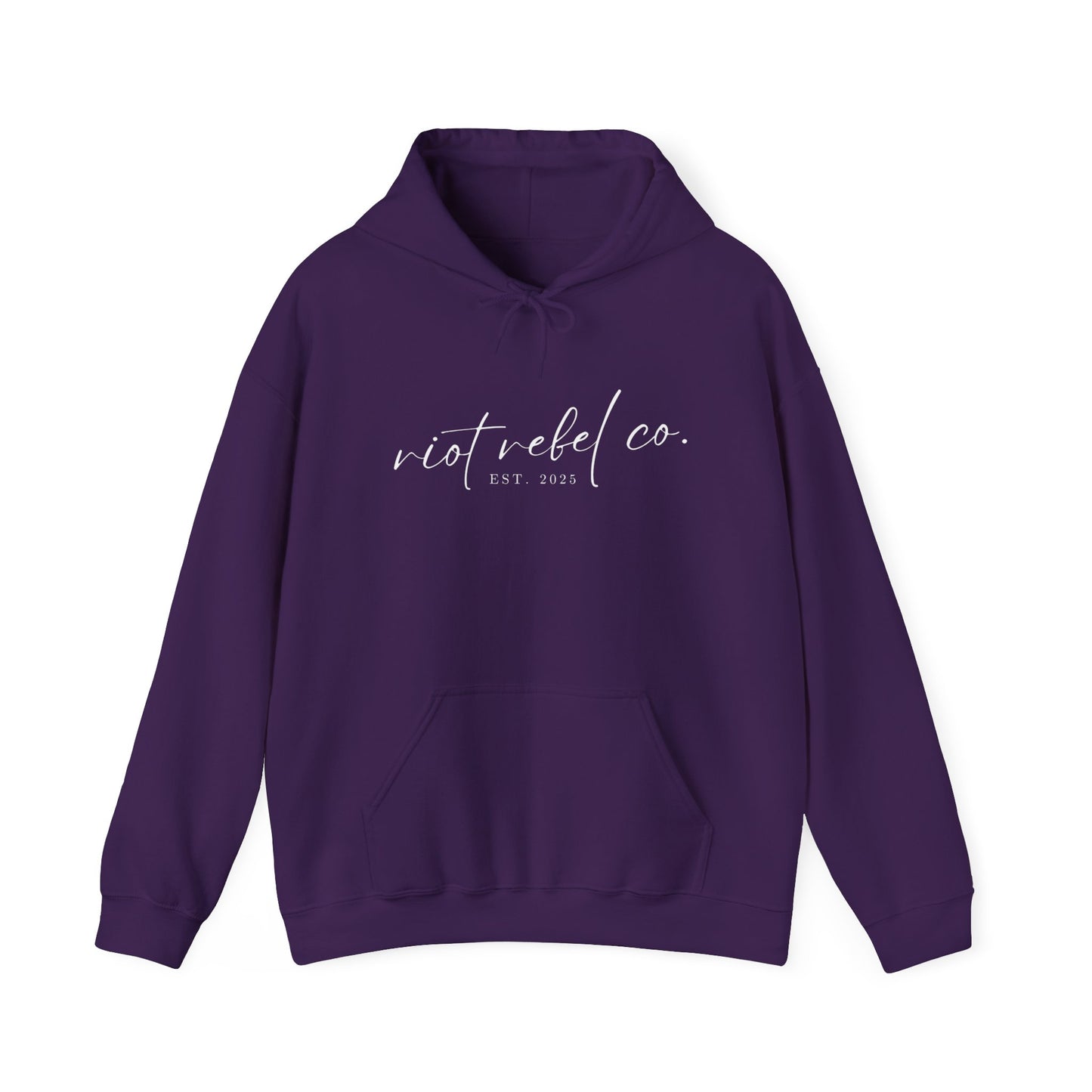 Hooded Sweatshirt Riot Rebel Brand Label Unisex Heavy Blend