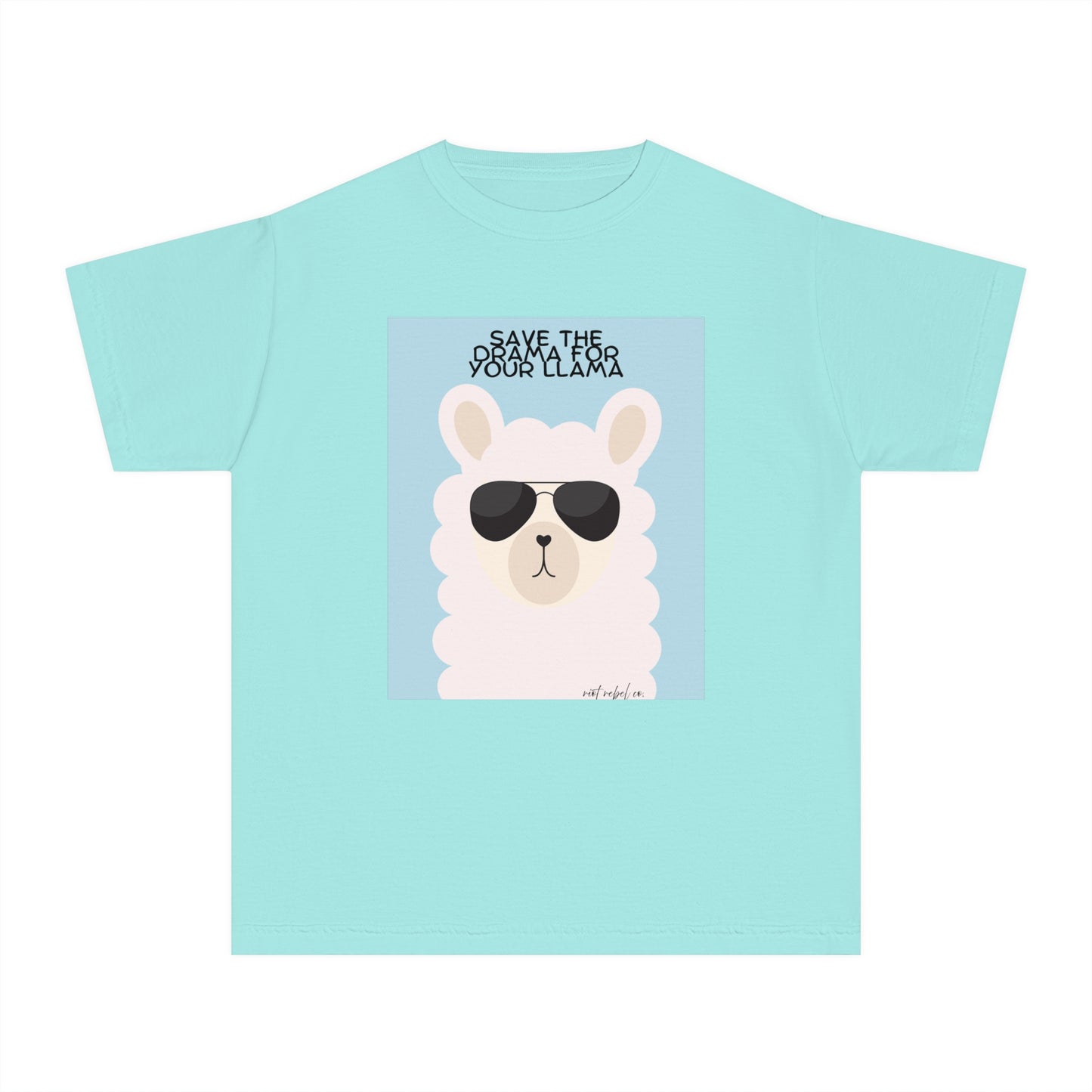 Youth Midweight Tee - Save the Drama for Your Llama