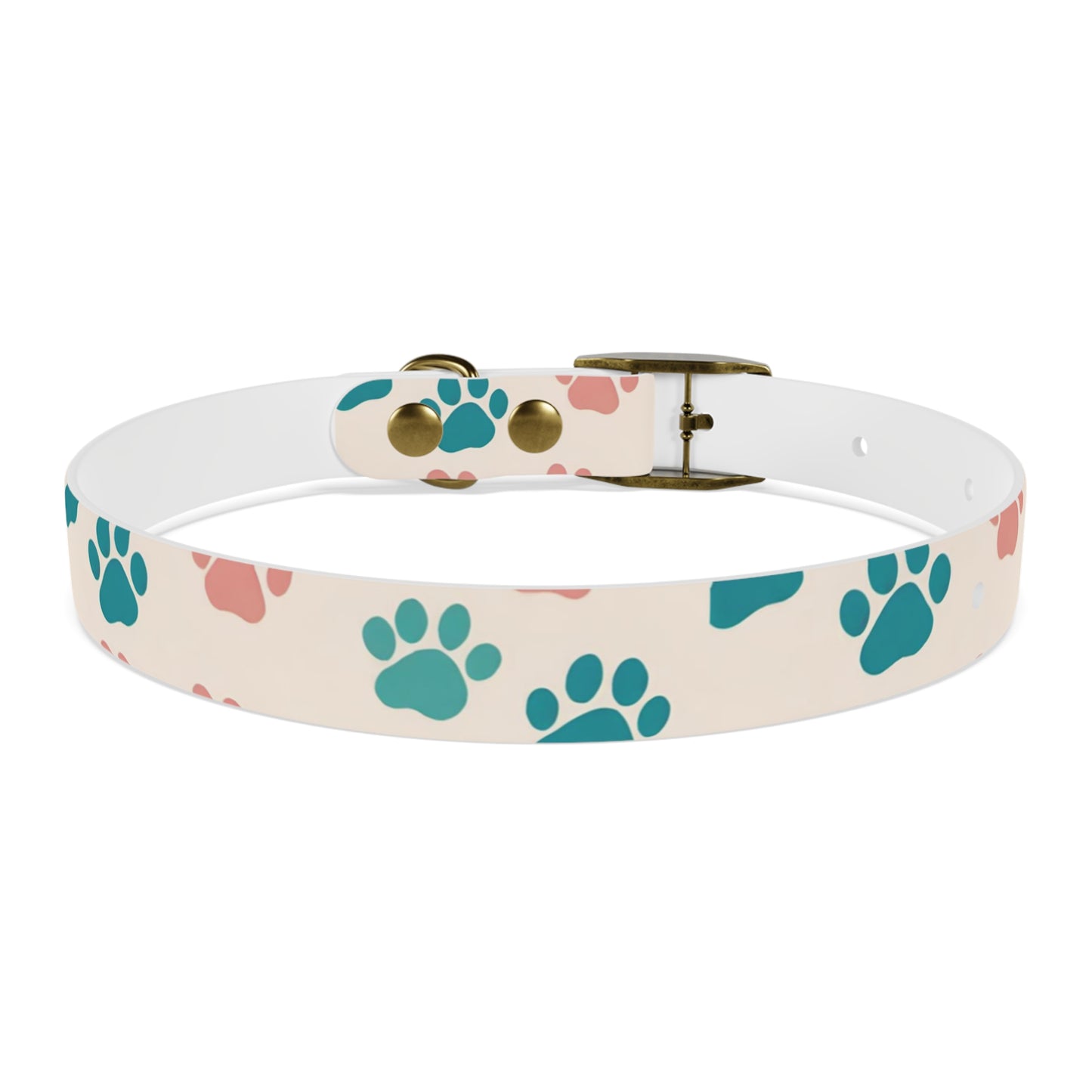 Colorful Paw Print Dog Collar - Stylish Pet Accessory for Dog Lovers
