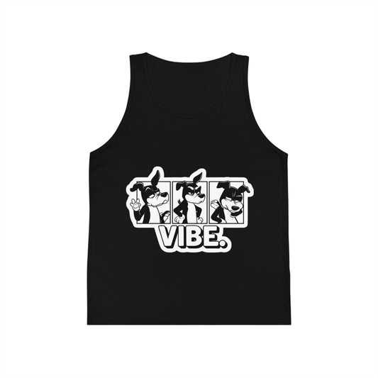 Kids' Jersey Tank Top - Fun Vibe Graphic for Summer Playtime