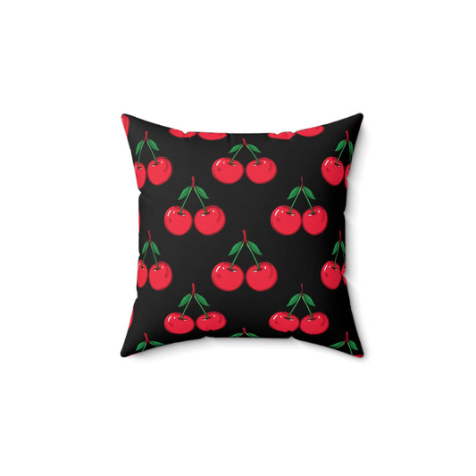 Cherry Pattern Square Pillow