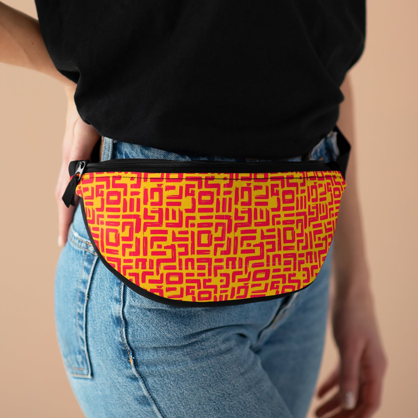 Geometric Fanny Pack