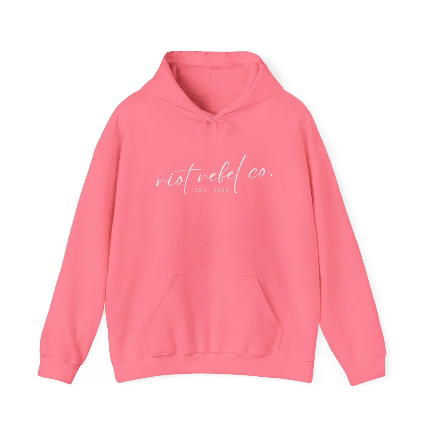 Hooded Sweatshirt Riot Rebel Brand Label Unisex Heavy Blend