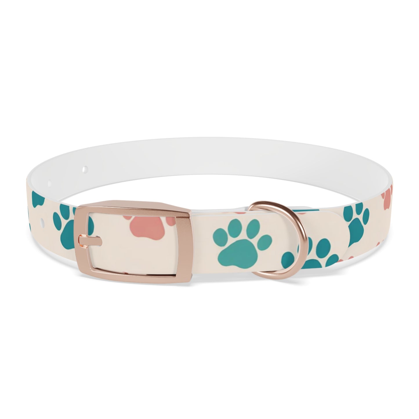 Colorful Paw Print Dog Collar - Stylish Pet Accessory for Dog Lovers