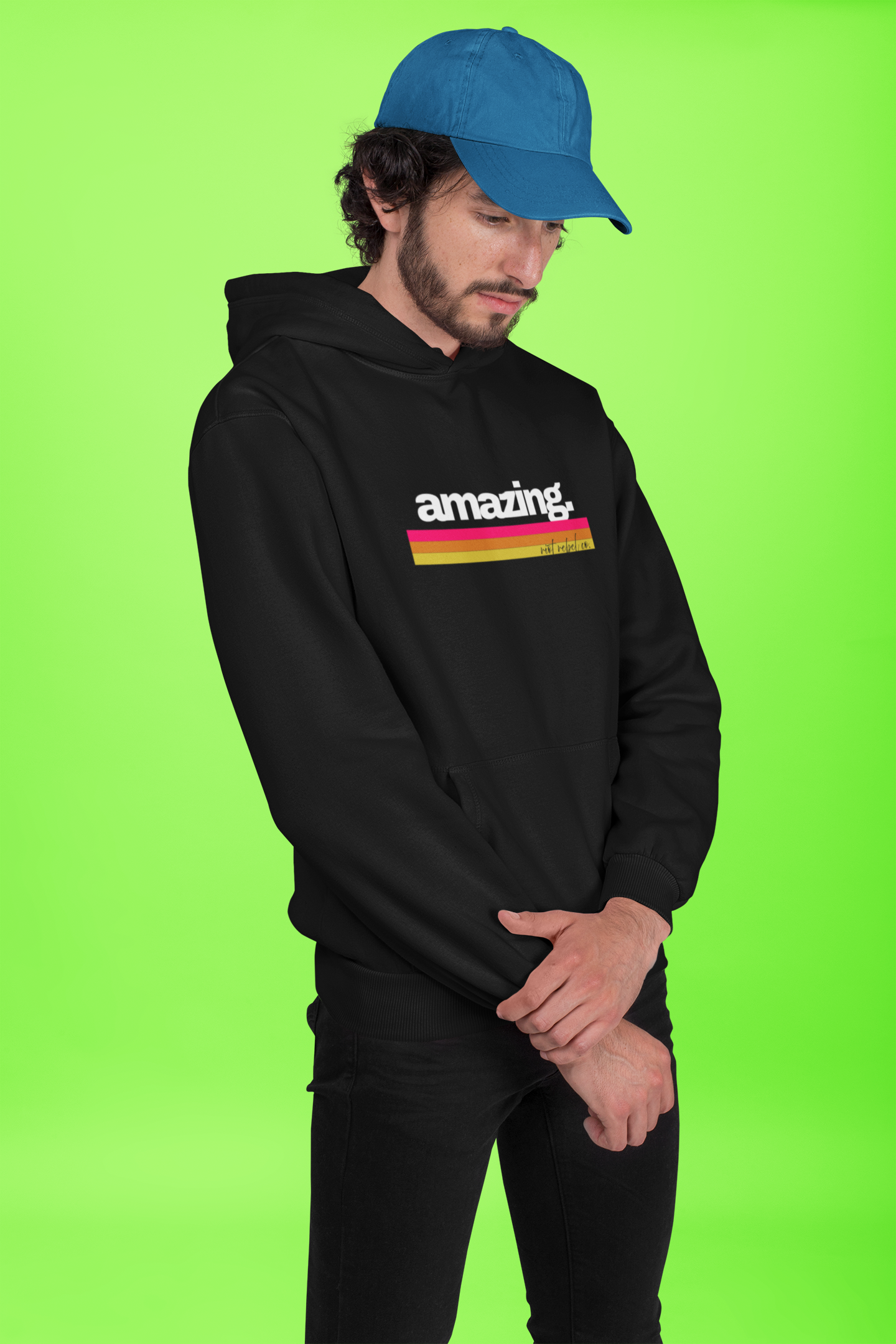 Vintage-Inspired Amazing Hoodie - Unisex Heavy Blend Sweatshirt