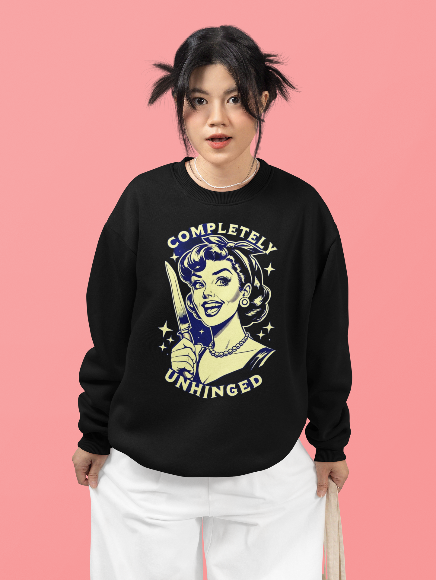 Completely Unhinged Unisex Crewneck Sweatshirt