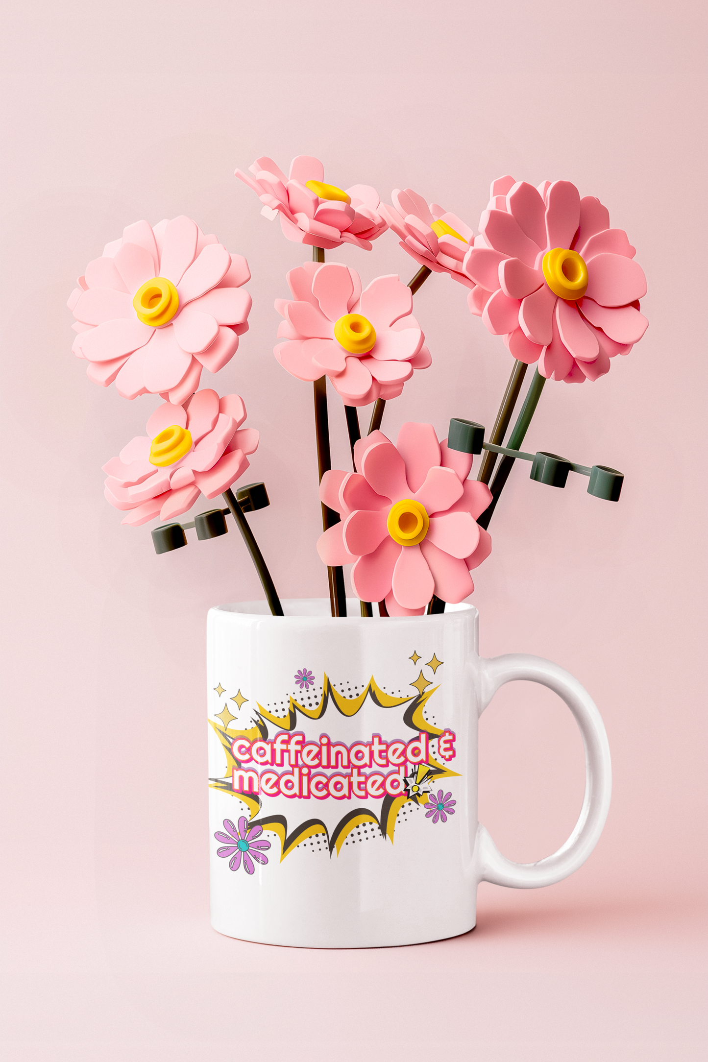 Caffeinated & Medicated Ceramic Mug