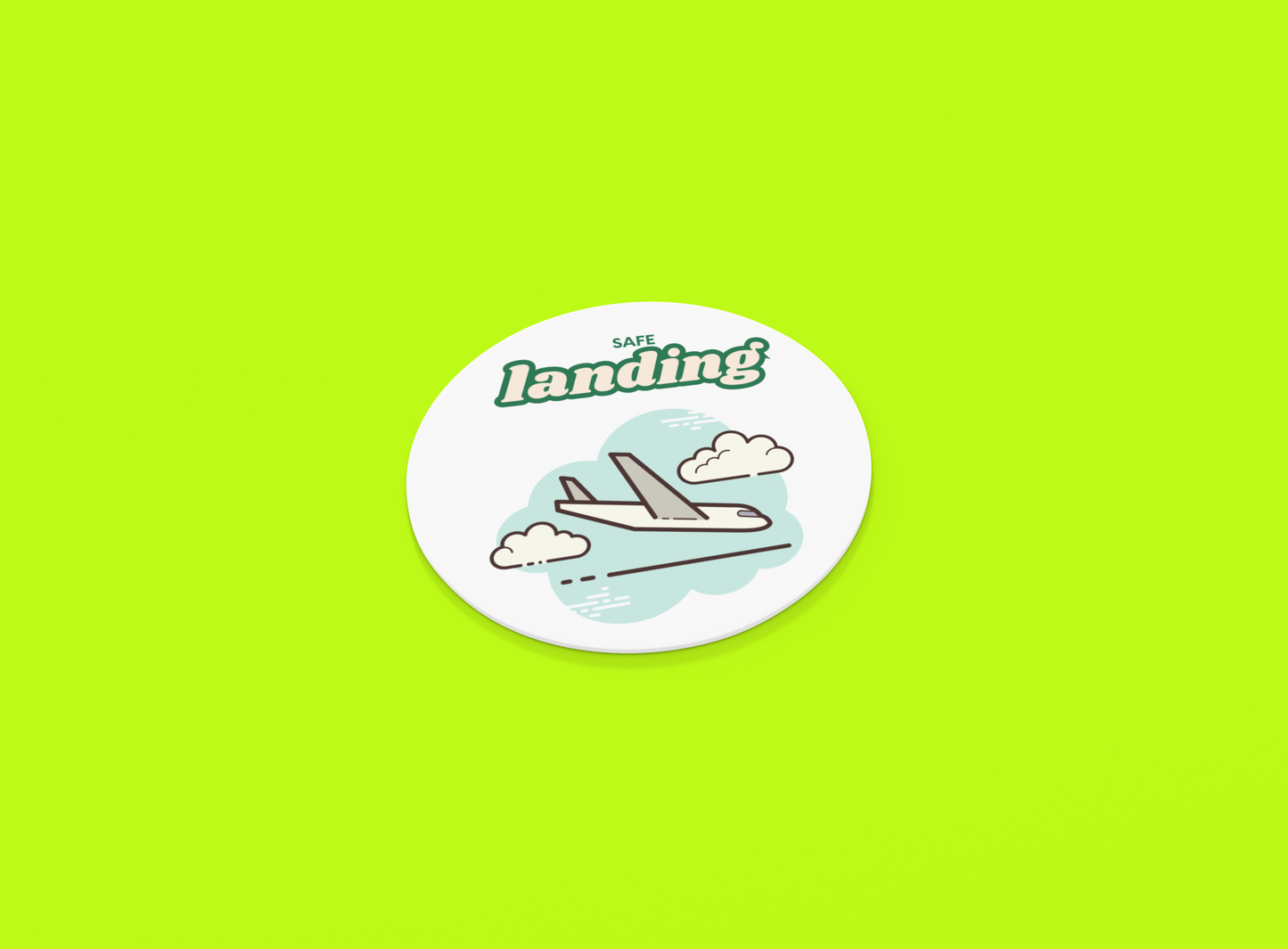 Safe Landing - Ceramic Coaster