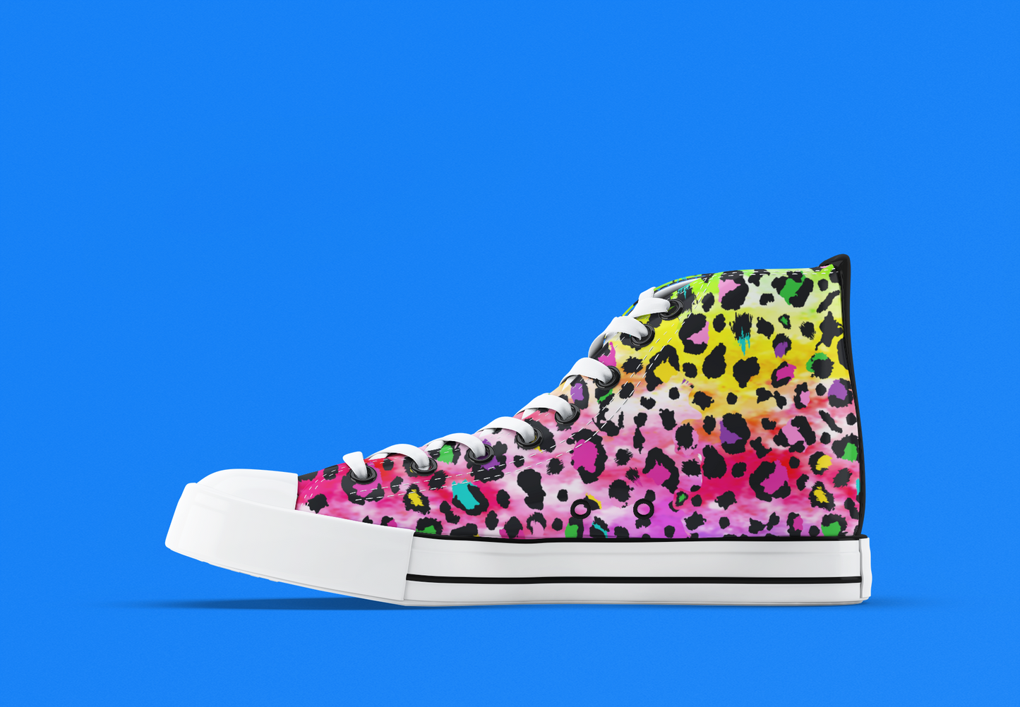 Rainbow Leopard Sneakers