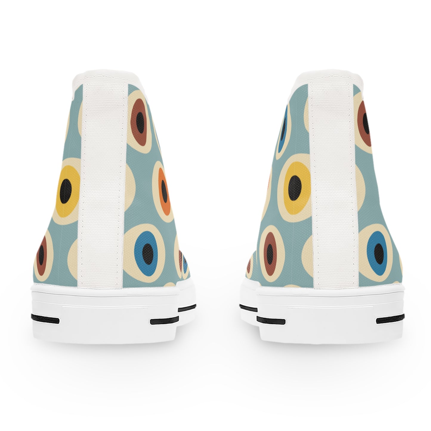 Retro Eye Pattern Sneakers