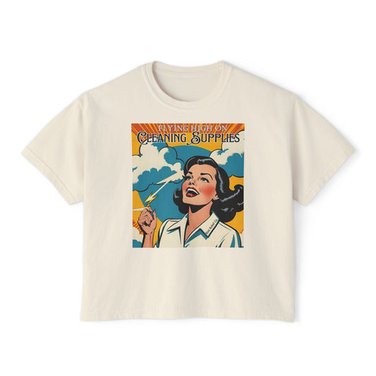 Retro Flying High Women's Boxy Tee