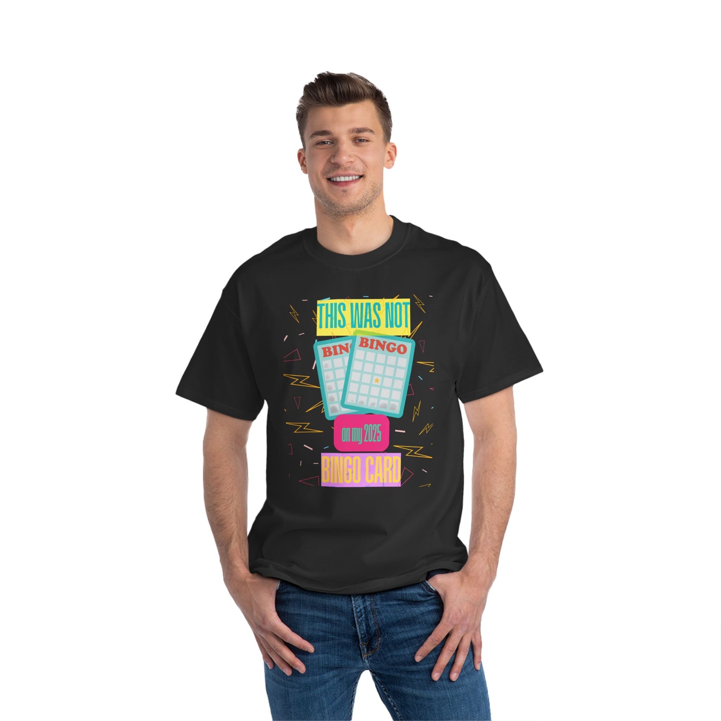 Retro Bingo T-Shirt - 'This Was Not on My 2025 Bingo Card'