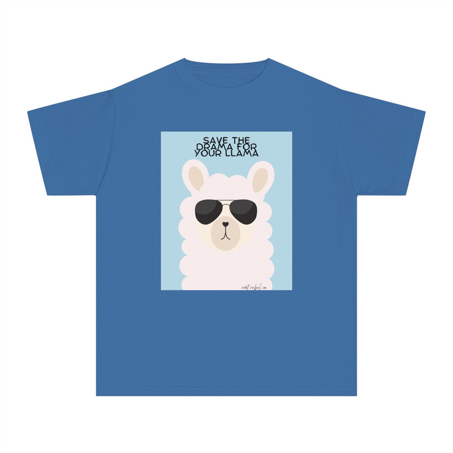Youth Midweight Tee - Save the Drama for Your Llama