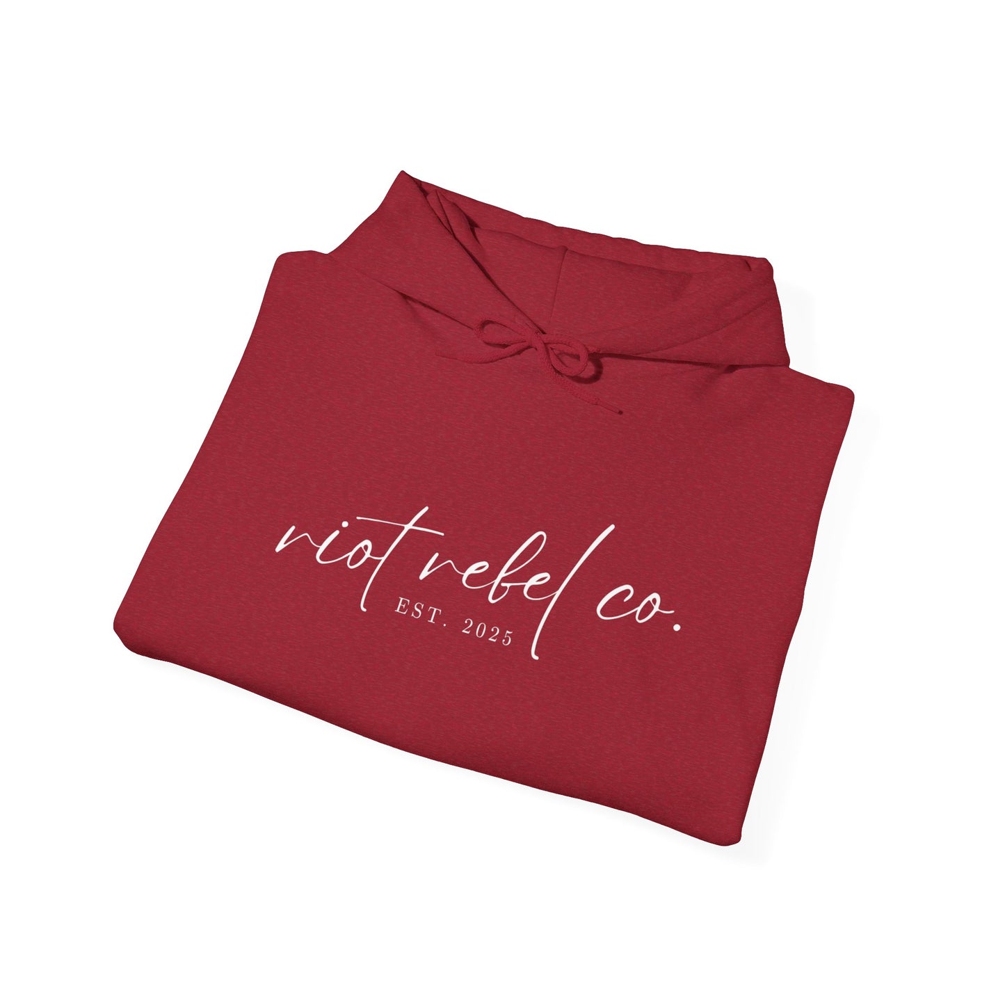 Hooded Sweatshirt Riot Rebel Brand Label Unisex Heavy Blend