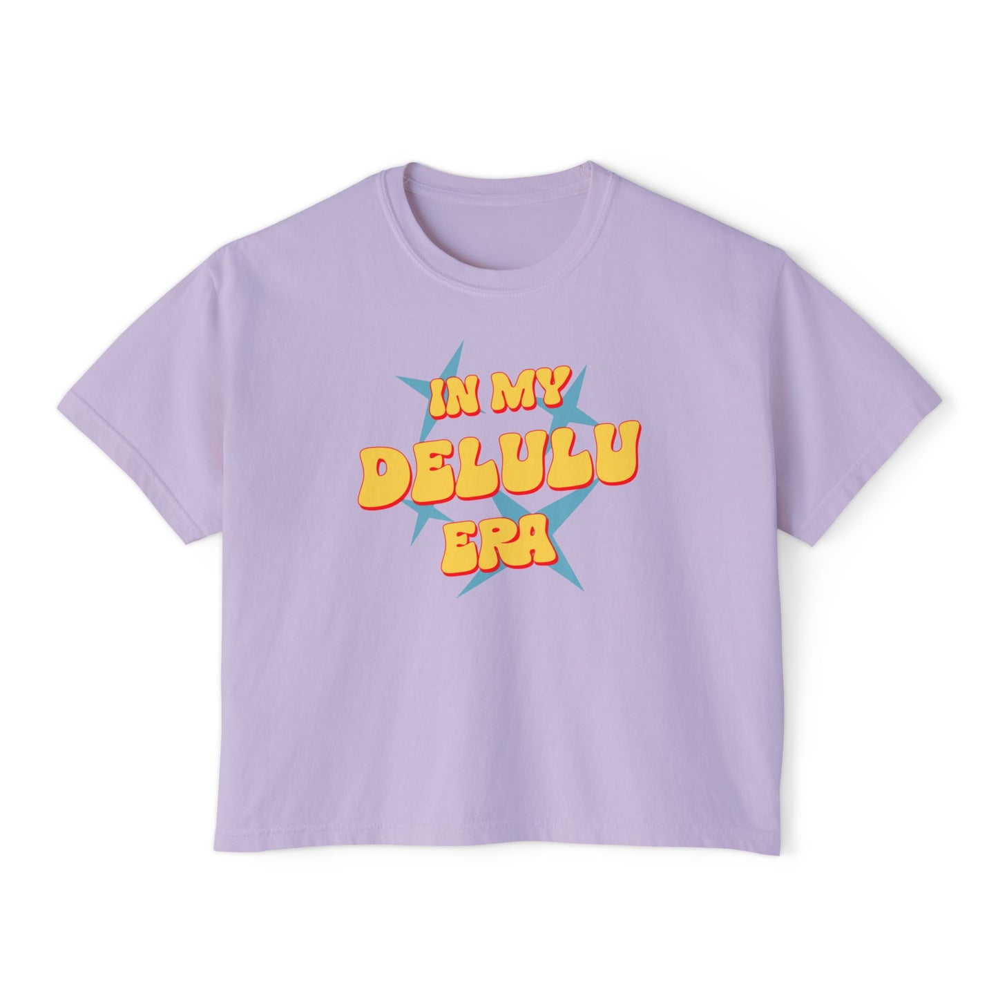Boxy Tee - Quirky Women's In My Delulu Era Shirt