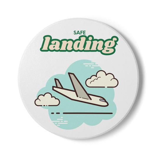 Safe Landing - Ceramic Coaster