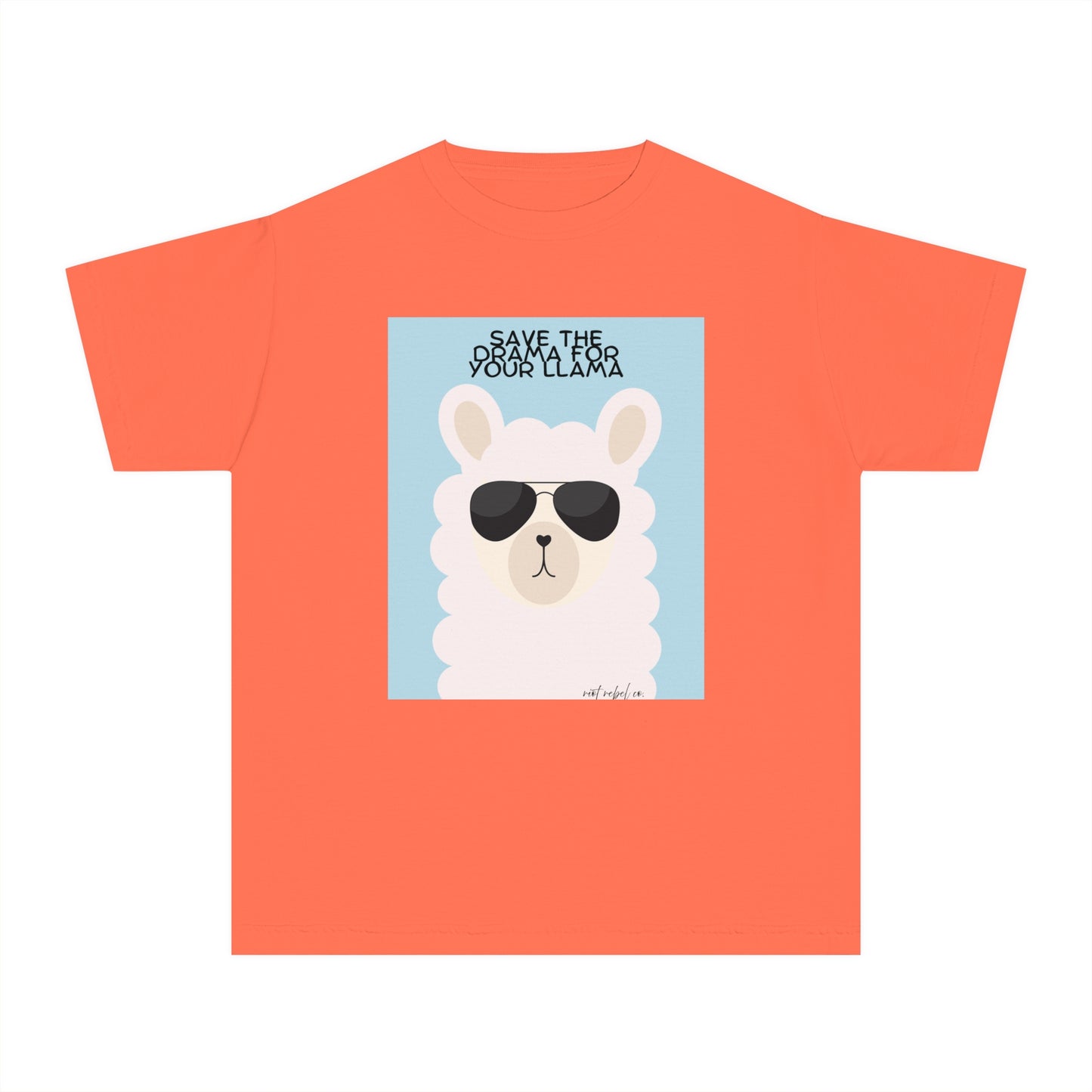 Youth Midweight Tee - Save the Drama for Your Llama