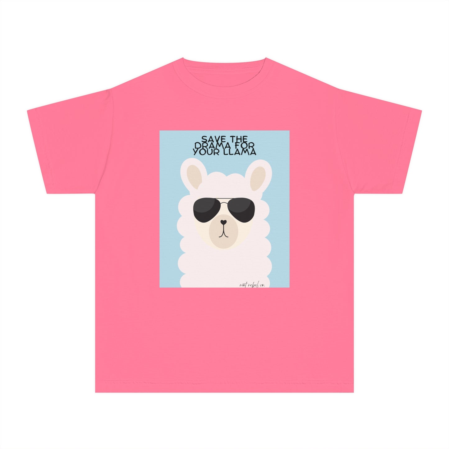 Youth Midweight Tee - Save the Drama for Your Llama