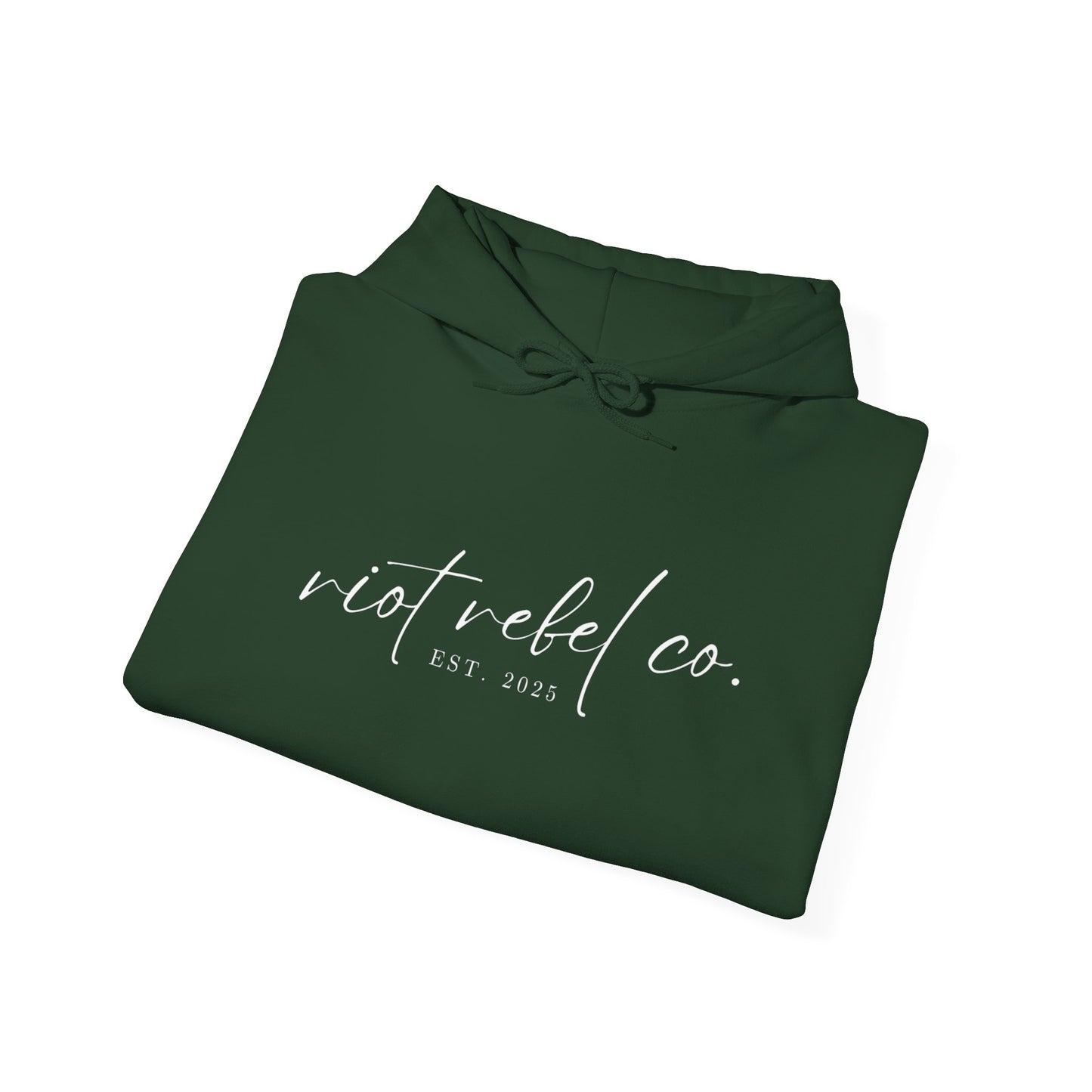 Hooded Sweatshirt Riot Rebel Brand Label Unisex Heavy Blend