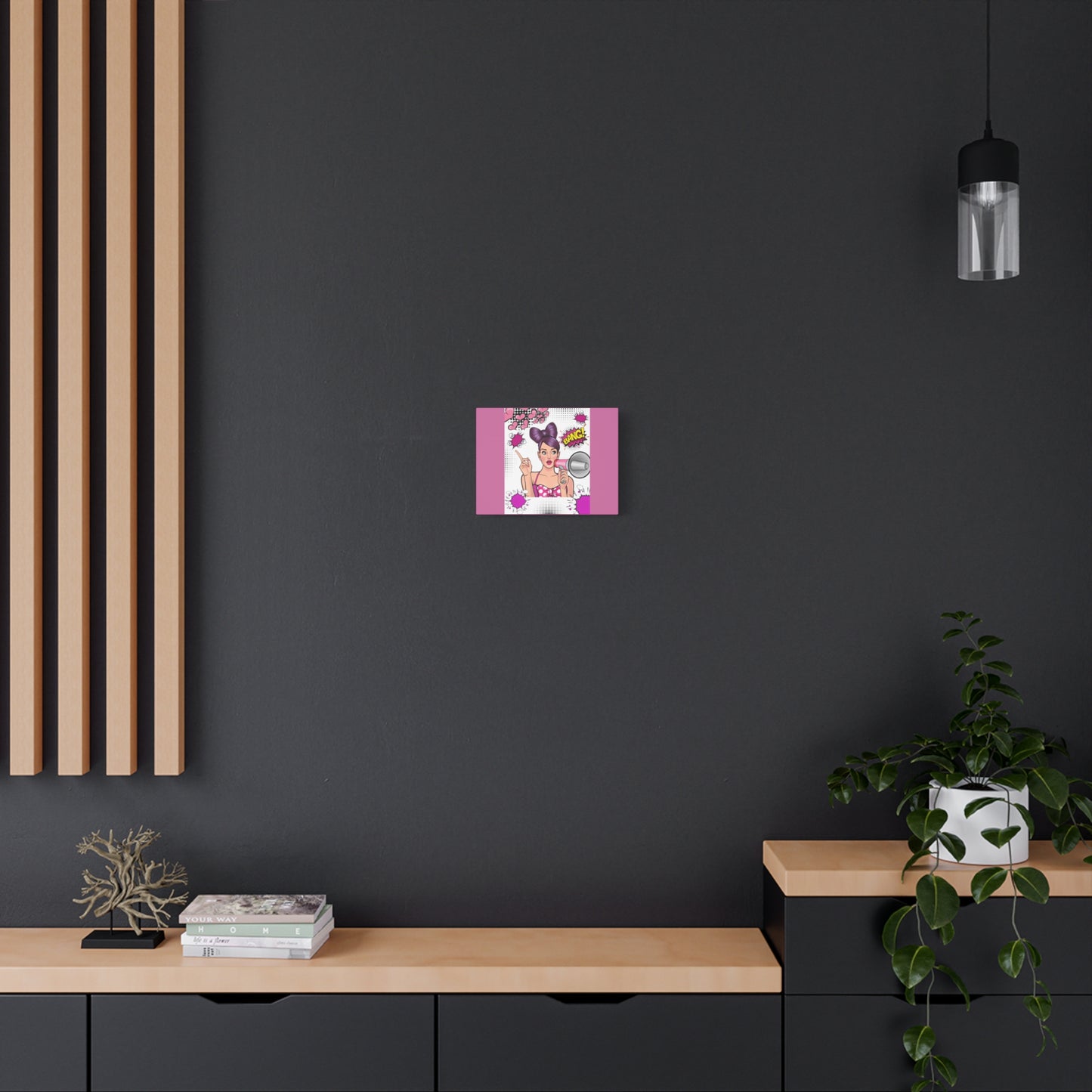 Pop Art Canvas Wall Art - Bold 'BANG!' Design