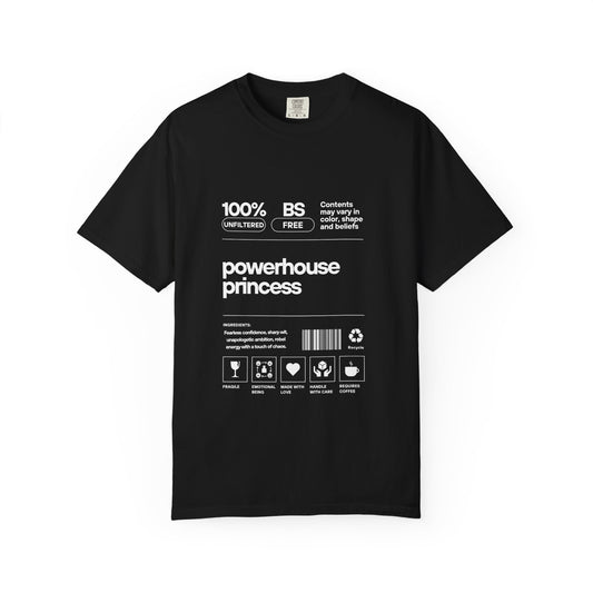Powerhouse Princess Casual Unisex Garment-Dyed T-Shirt