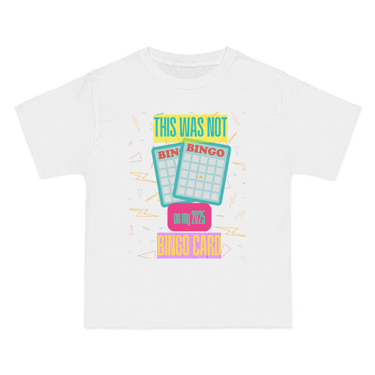 Retro Bingo T-Shirt - 'This Was Not on My 2025 Bingo Card'
