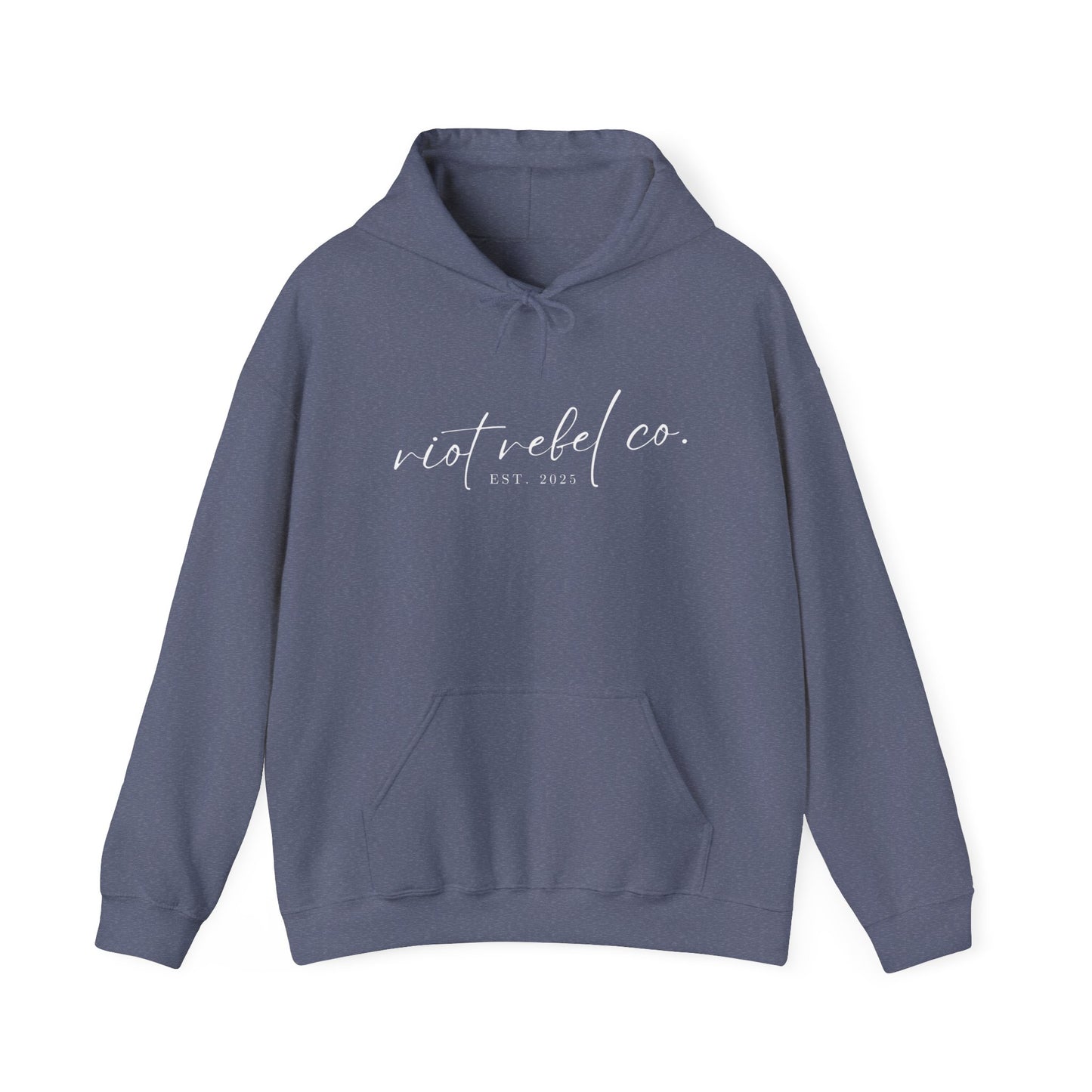 Hooded Sweatshirt Riot Rebel Brand Label Unisex Heavy Blend