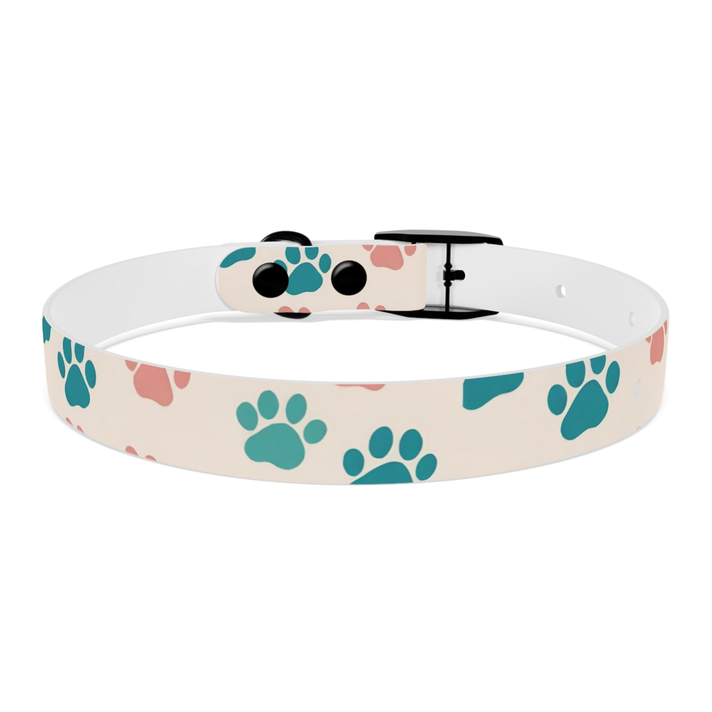 Colorful Paw Print Dog Collar - Stylish Pet Accessory for Dog Lovers