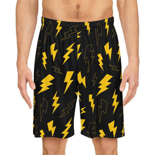 Bold Lightning Basketball Shorts