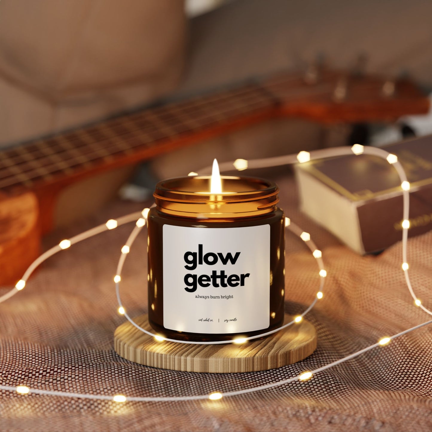 Glow Getter Scented Soy Candle Always Burn Bright