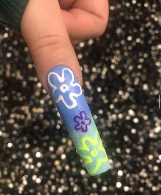 SpongeBob Square Pants Cartoon Inspired Press On Nails