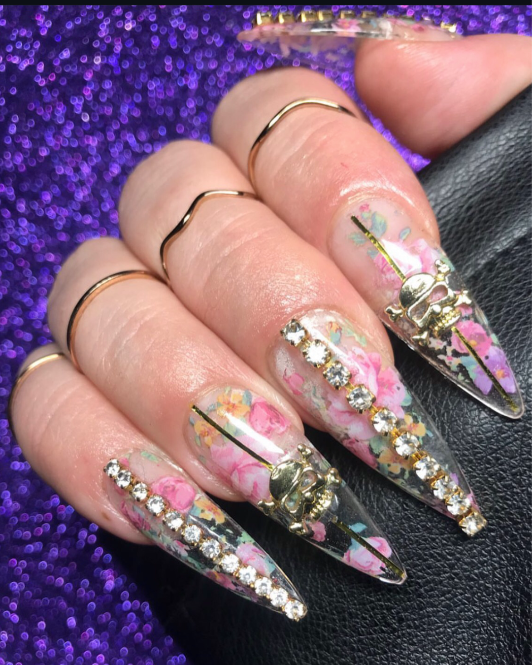 PUNK AND GLAM PRESS ON NAILS
