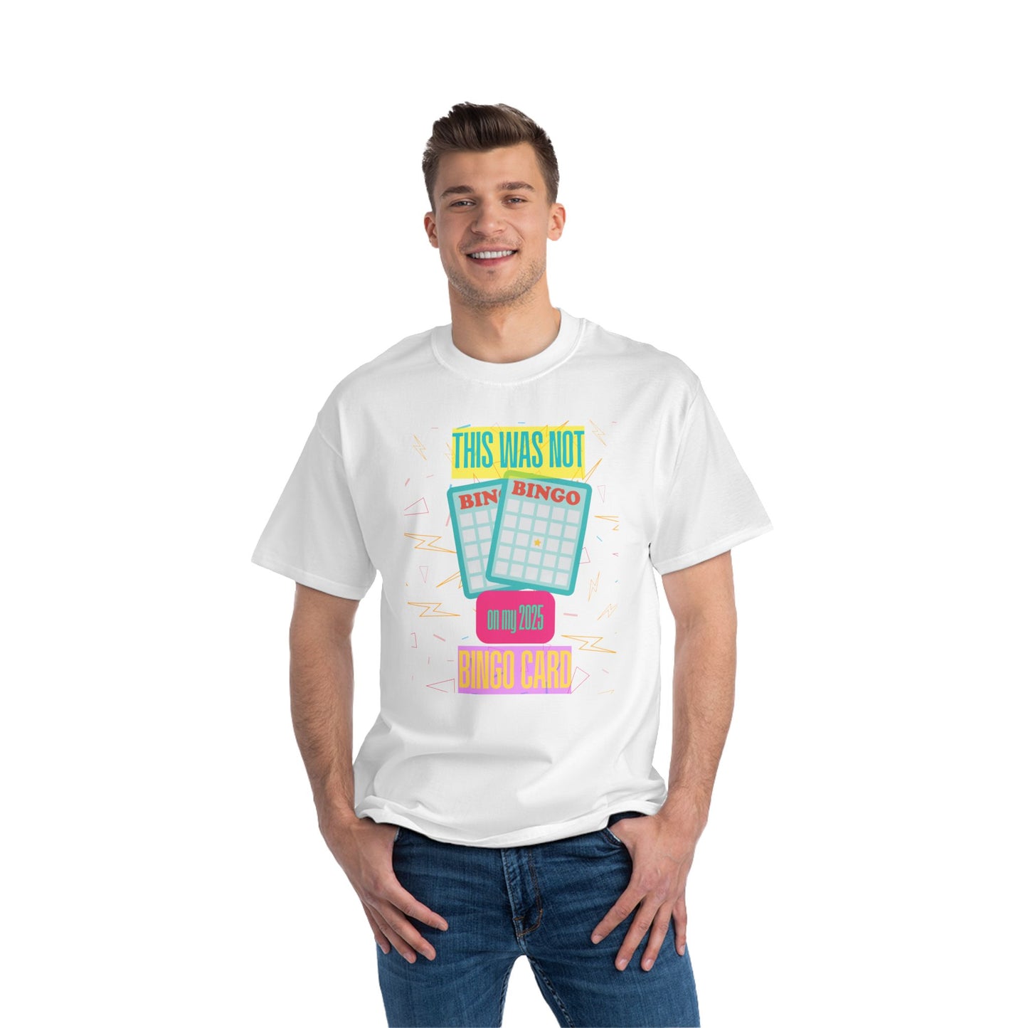Retro Bingo T-Shirt - 'This Was Not on My 2025 Bingo Card'