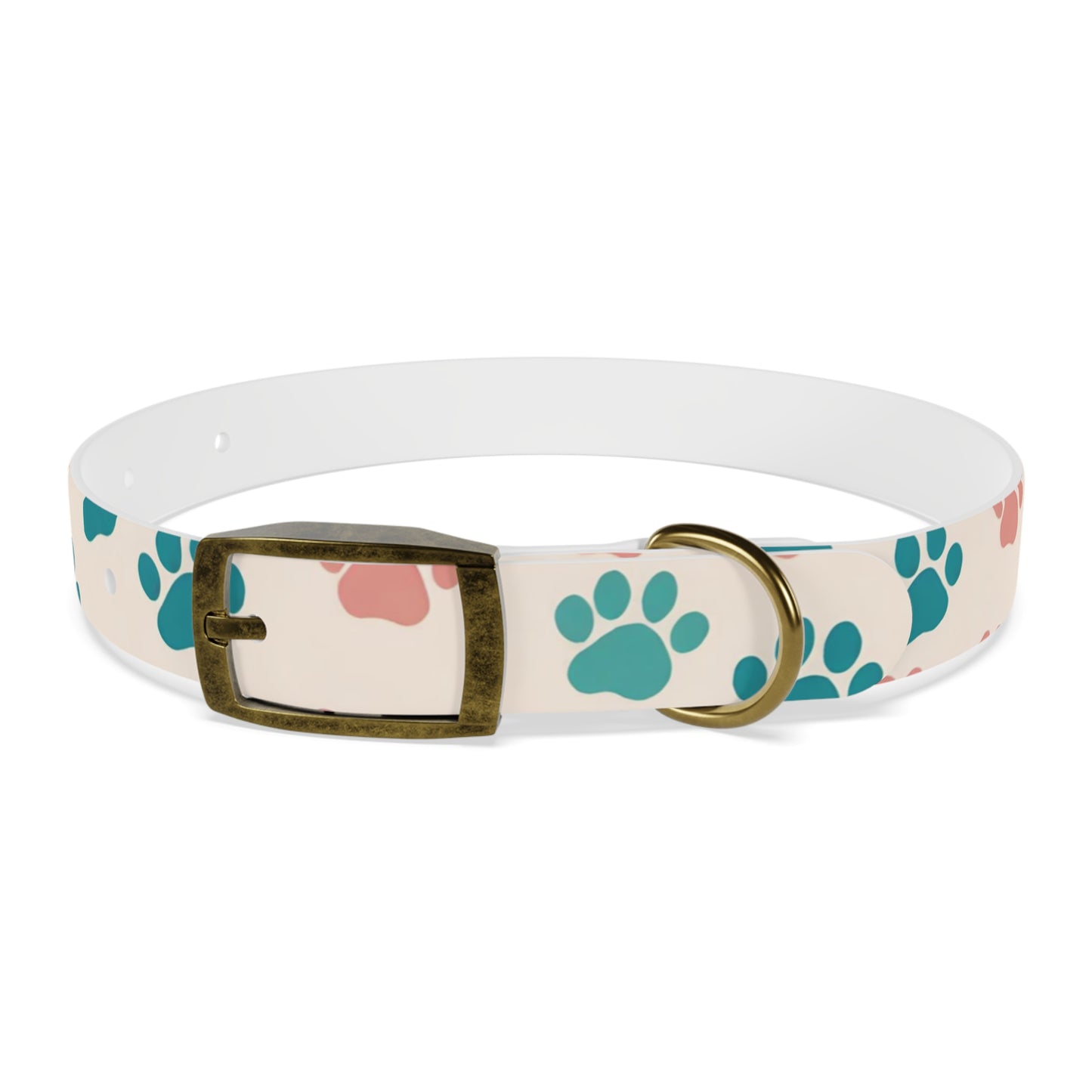 Colorful Paw Print Dog Collar - Stylish Pet Accessory for Dog Lovers