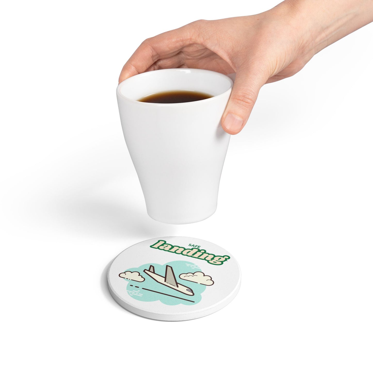 Safe Landing - Ceramic Coaster