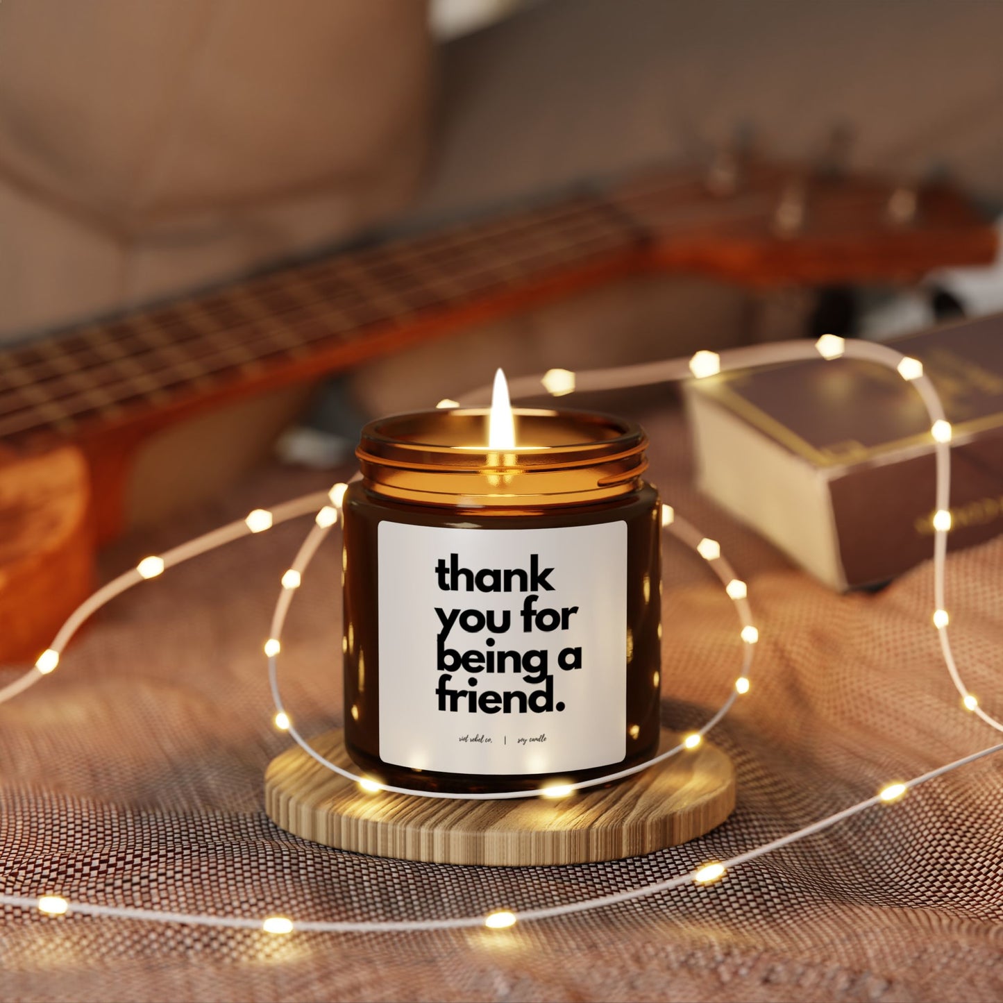 Friendship Scented Soy Candle - Thank You for Being a Friend