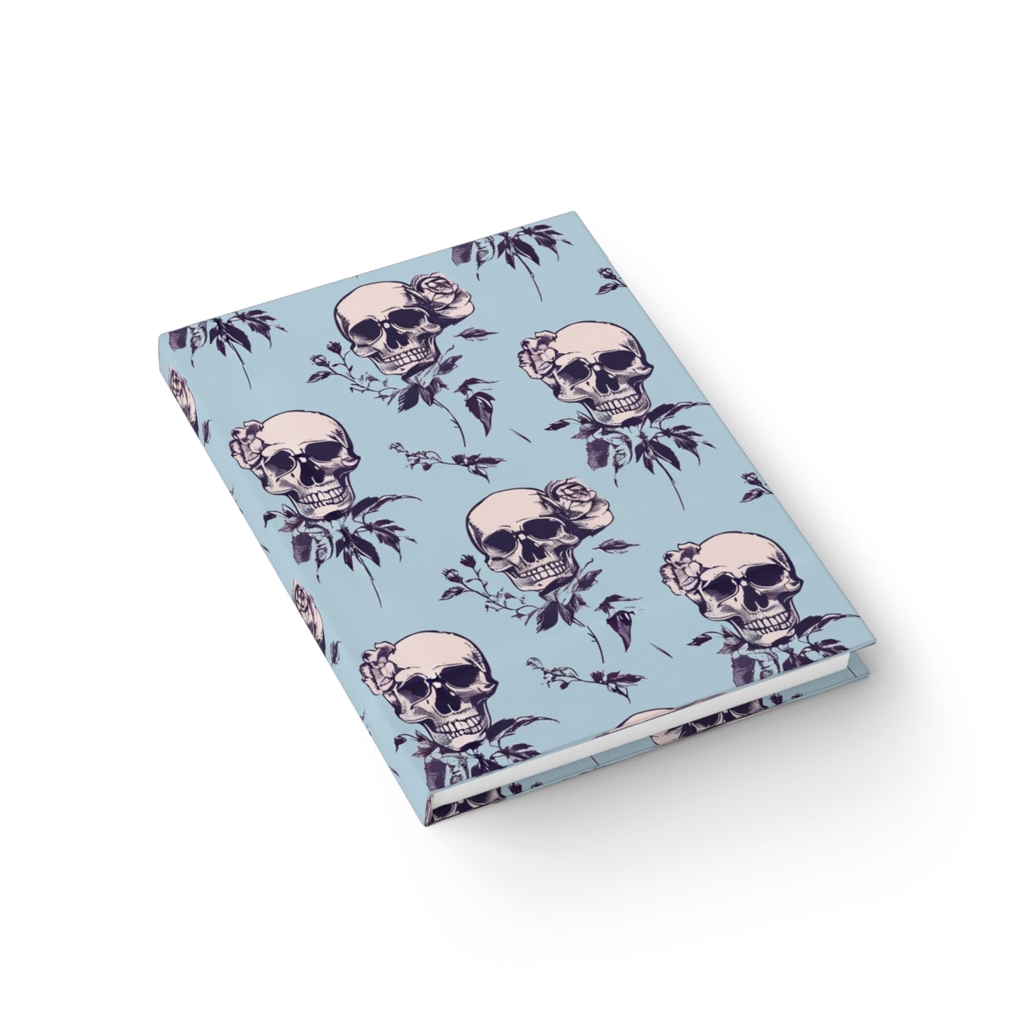 Skull & Rose Design Journal - Floral Notebook