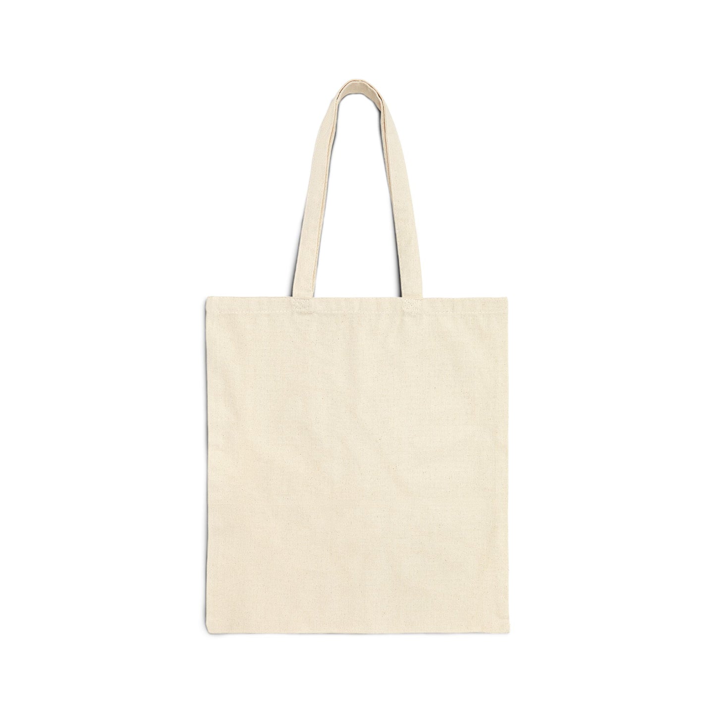 Colorful Retro Puppy Cotton Canvas Tote Bag - Eco-Friendly Everyday Carry