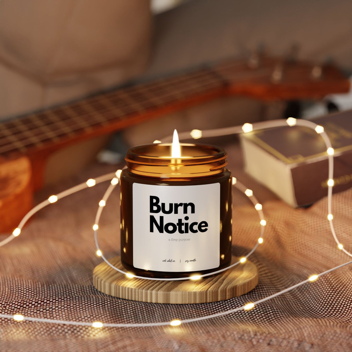 Burn Notice Scented Soy Candle