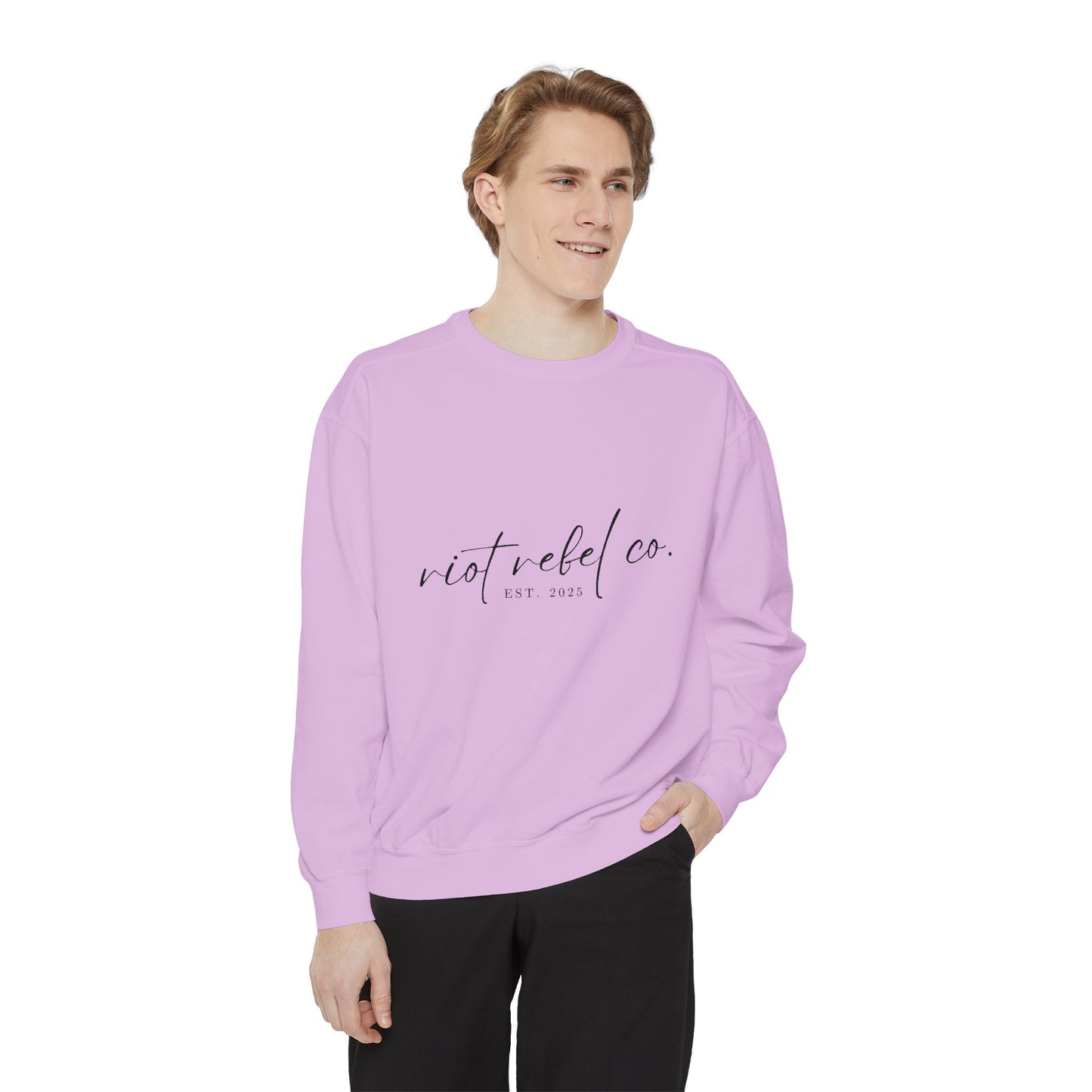 Unisex Garment-Dyed Sweatshirt - Riot Rebel Co. 2025 Edition