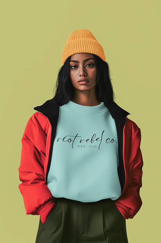 Unisex Garment-Dyed Sweatshirt - Riot Rebel Co. 2025 Edition