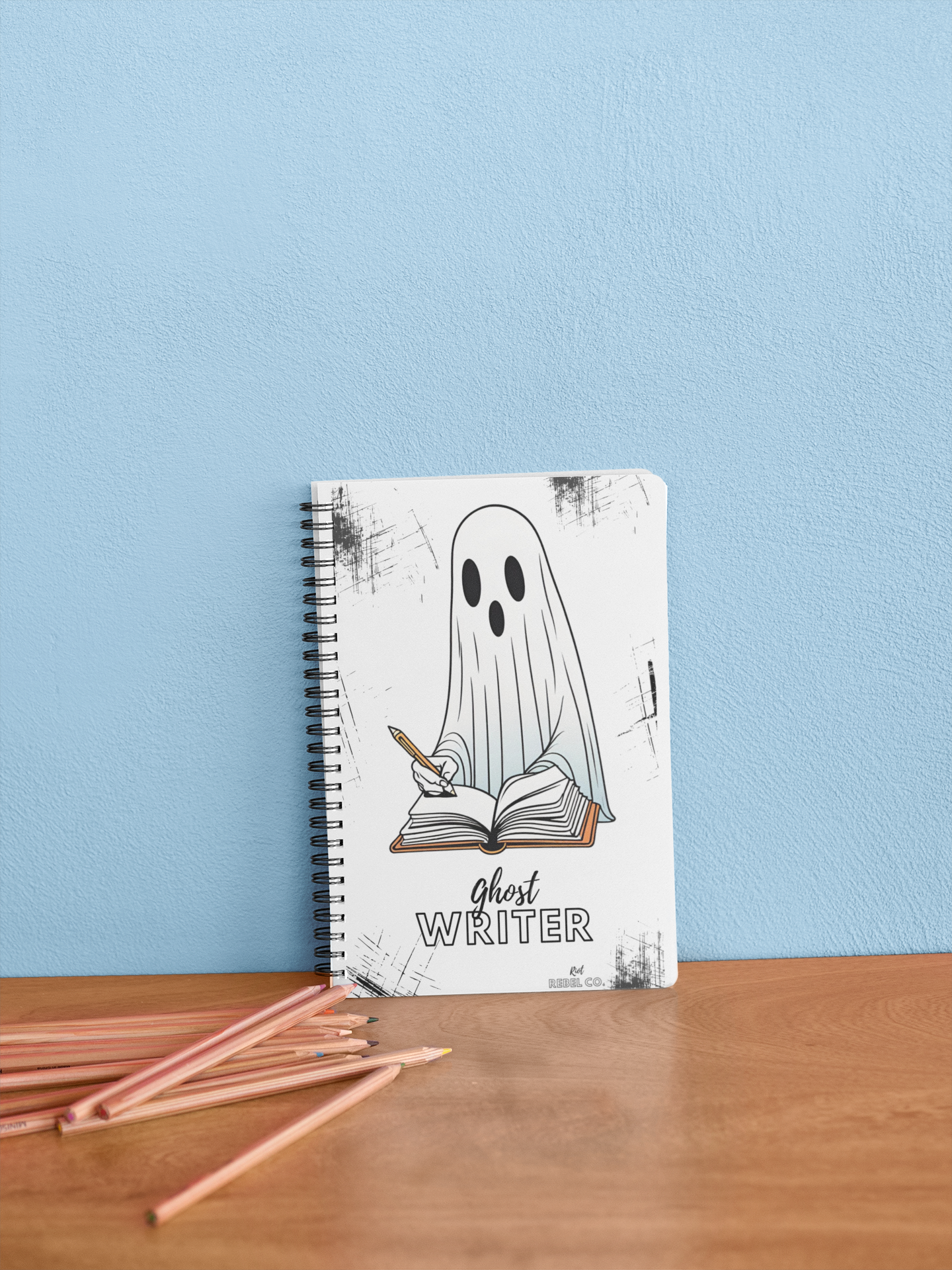 Ghost Writer Spiral Notebook