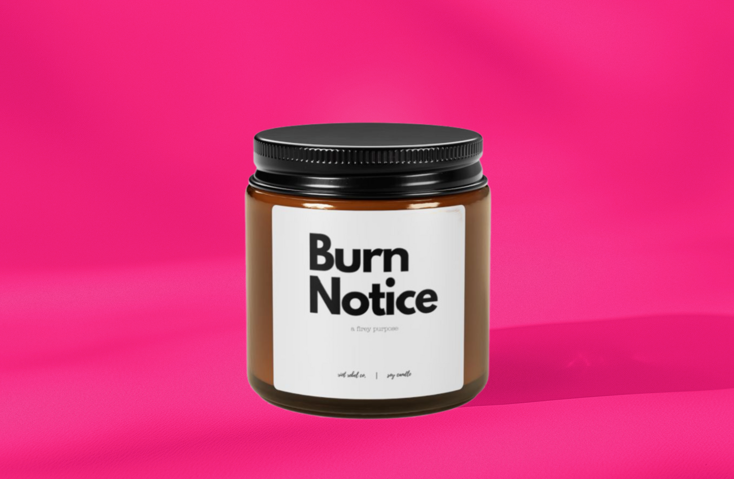 Burn Notice Scented Soy Candle